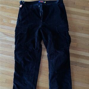Empyre size 32 Carhartt Black Corduroy Cargo Pants - Men's